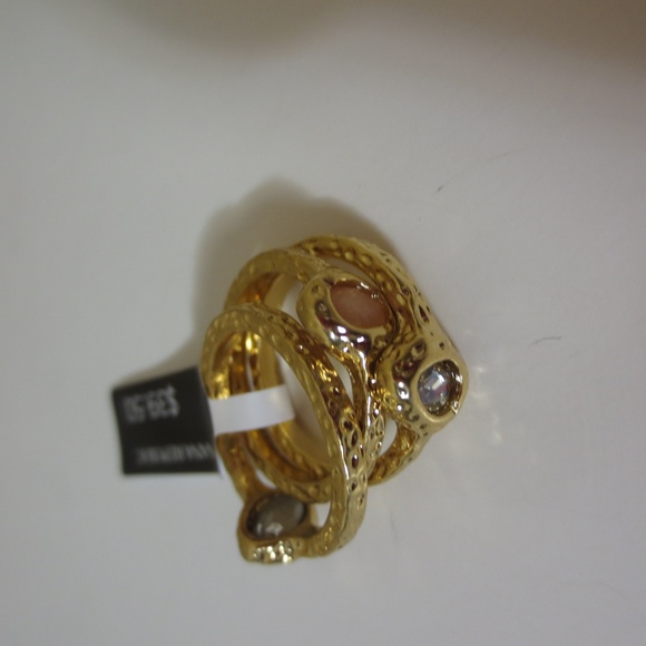 Banana Republic 3 Stackable Stone Ring NWT - Picture 2 of 2